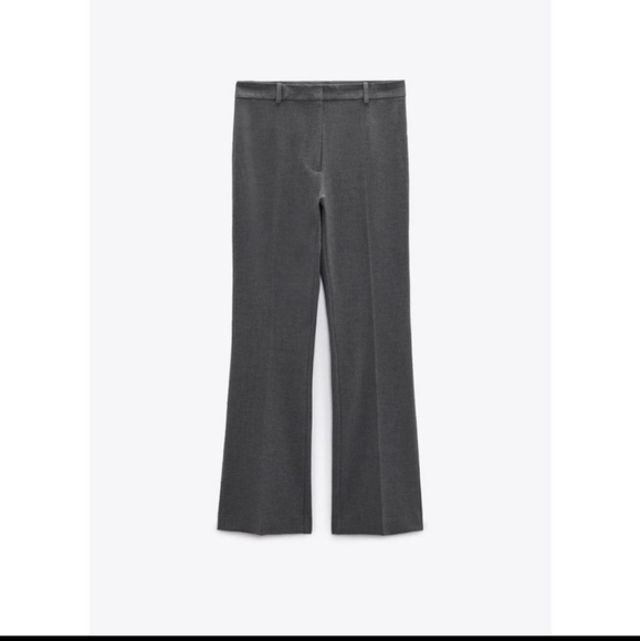 NWT ZARA FLARED HIGH-WAISTED PANTS - Picture 1 of 7